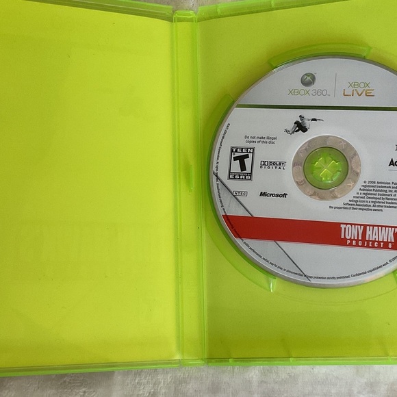 Tony Hawk's Project 8 for Xbox 360 - Green Case - Picture 3 of 3